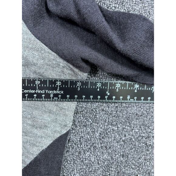 This & That Patchwork Top Womens Sz XL Black Long Sleeve Scoop Neck Boho Blouse - Picture 7 of 7